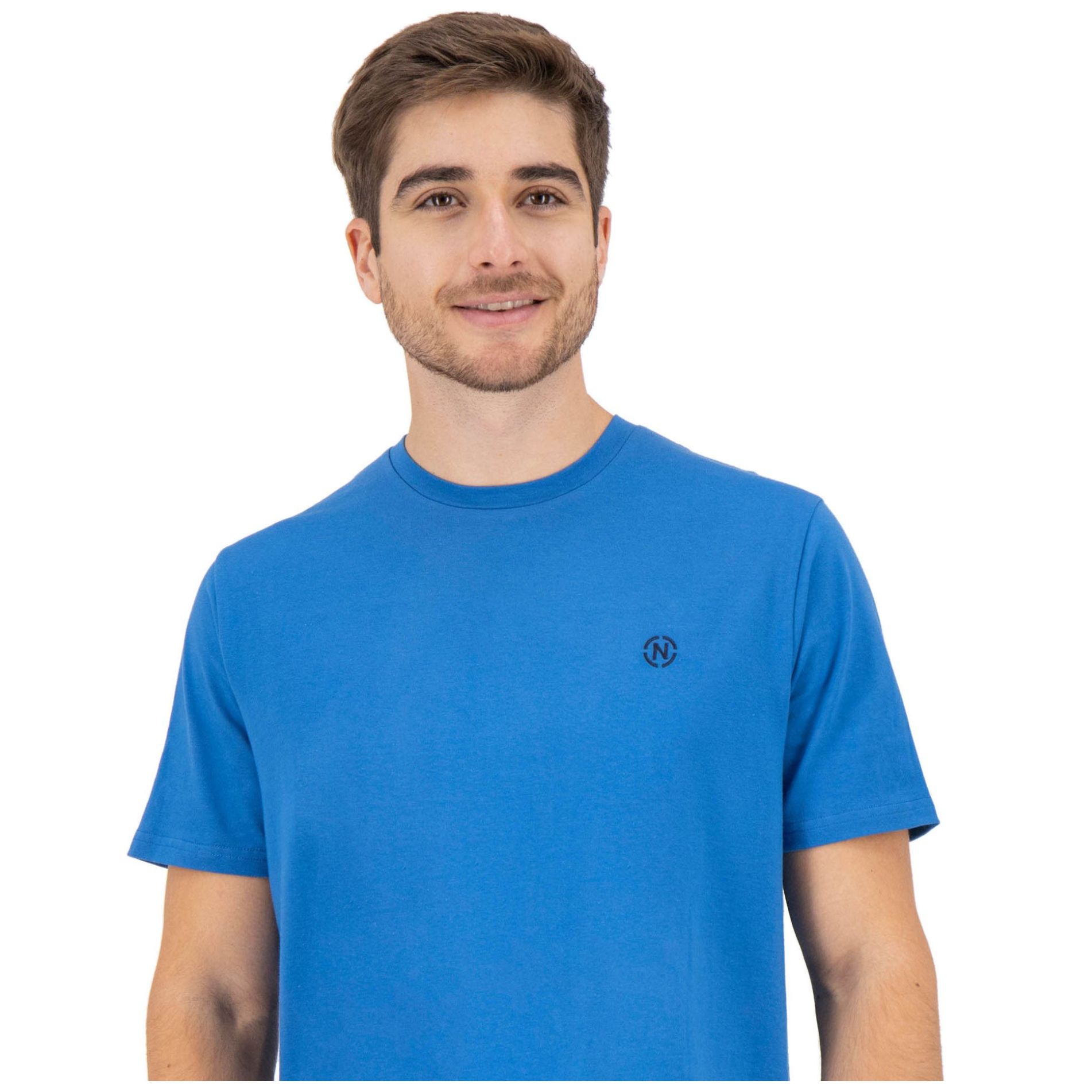 Playera Lisa con Logo Nautica Jeans Co para Hombre