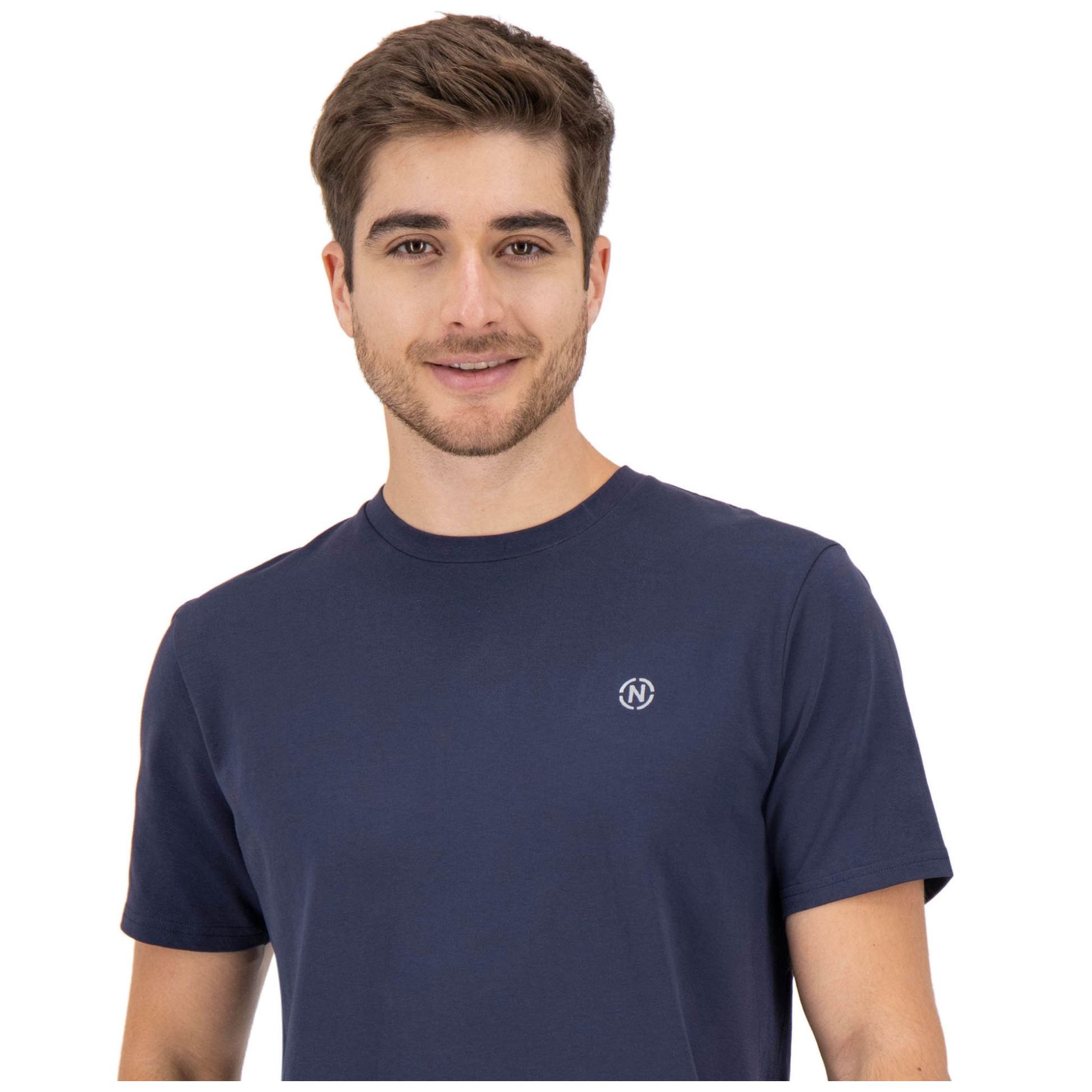 Playera Lisa con Logo Nautica Jeans Co para Hombre