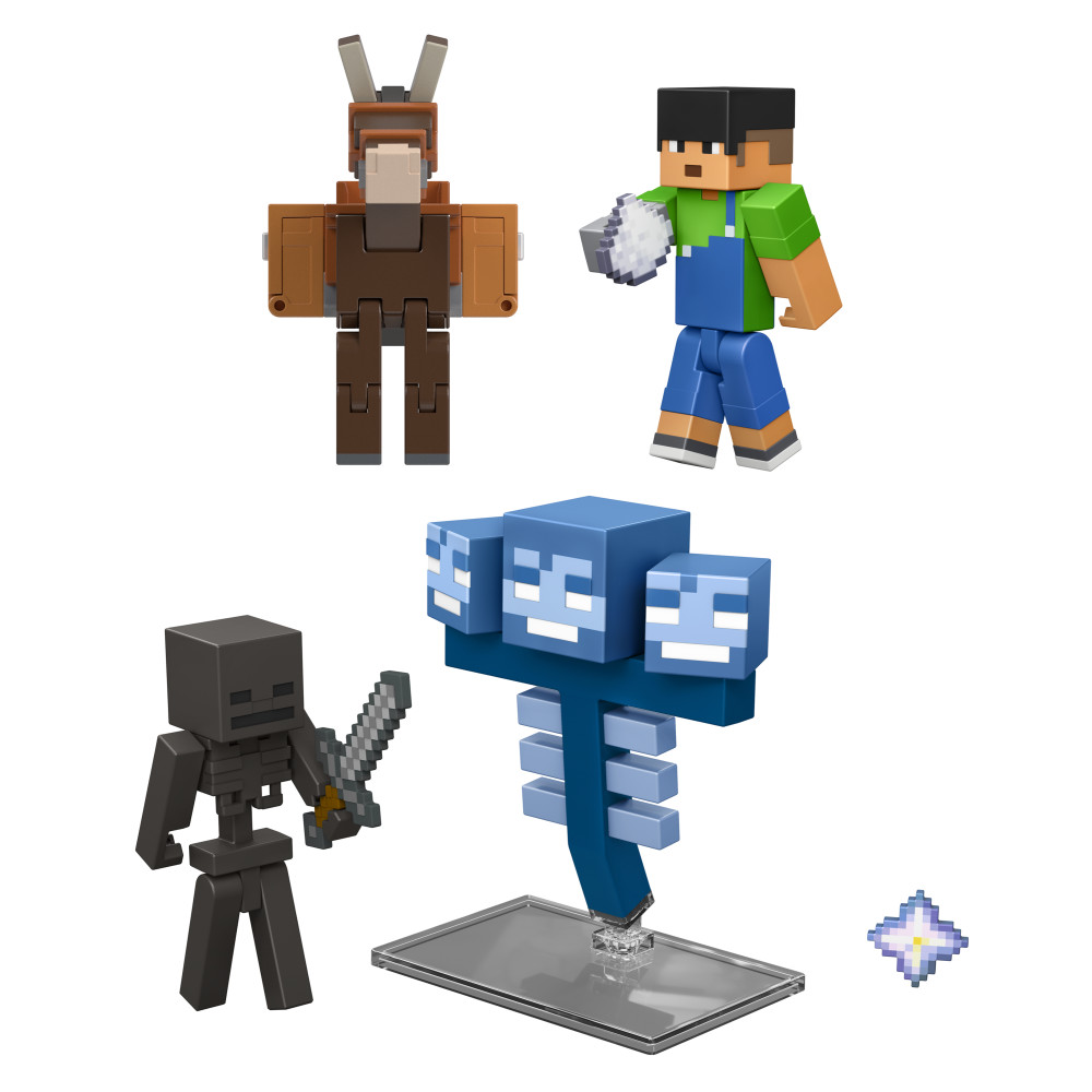 Pack 2 Figuras 3.25" Minecraft