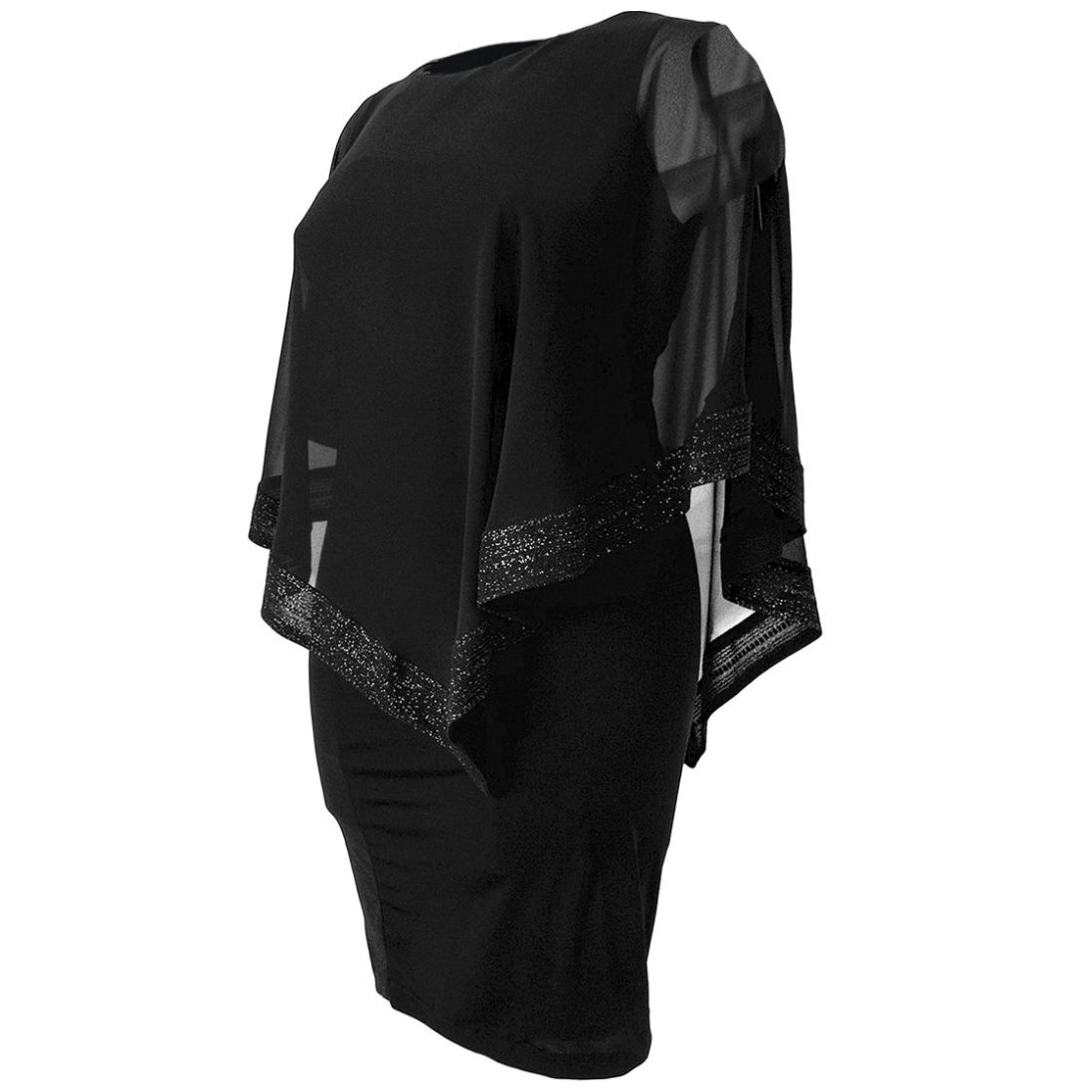 Vestido Corto Brillos Noshe Plus para Mujer Curvy