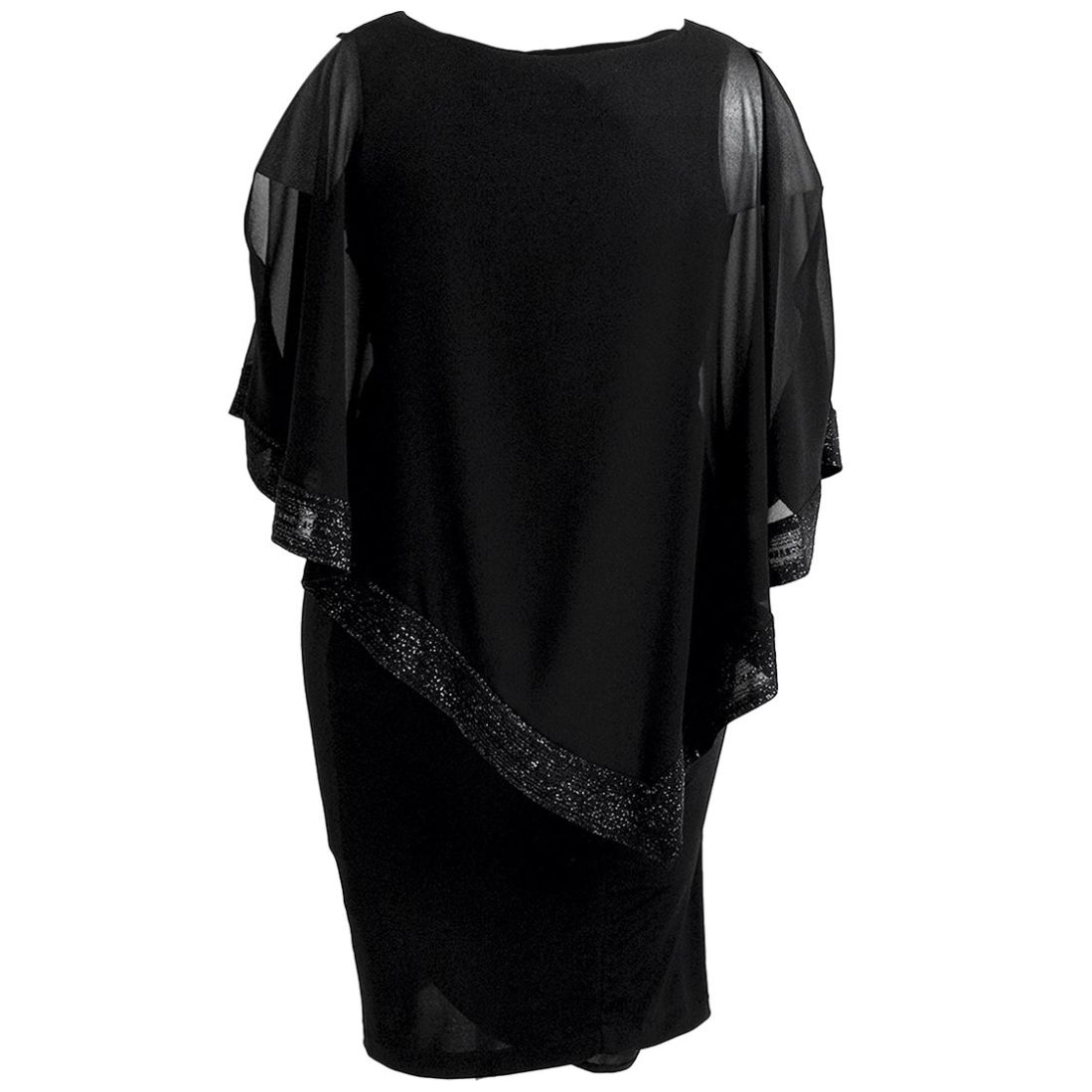 Vestido Corto Brillos Noshe Plus para Mujer Curvy