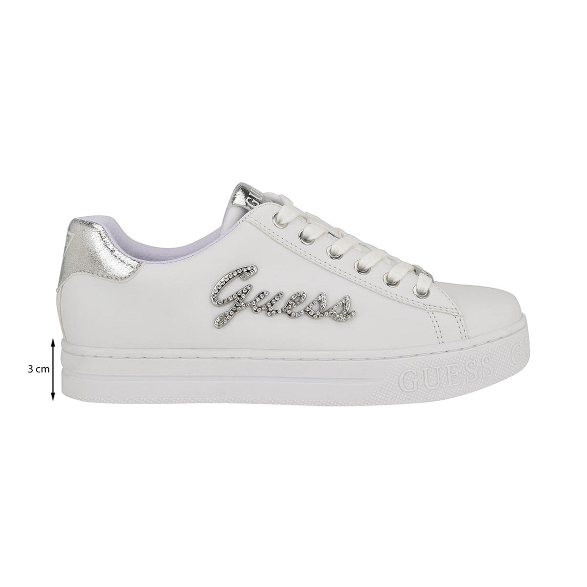 Tenis Casual Guess con Aplicación de Pedrería para Mujer