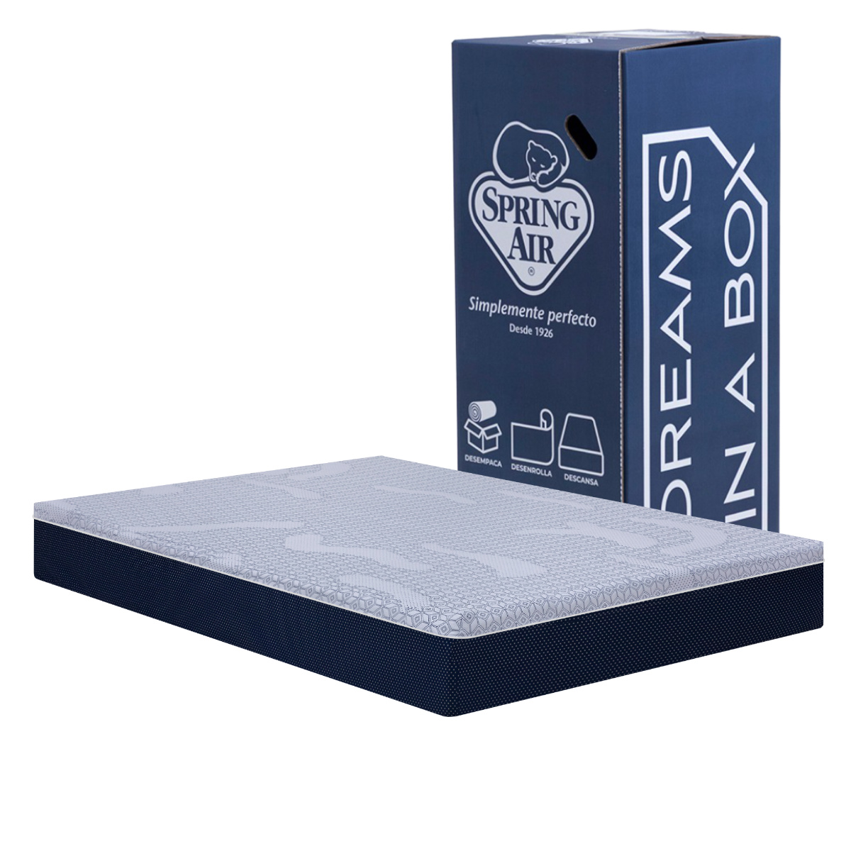 Colchón de Caja Queen Size Therapy Dreams Spring Air