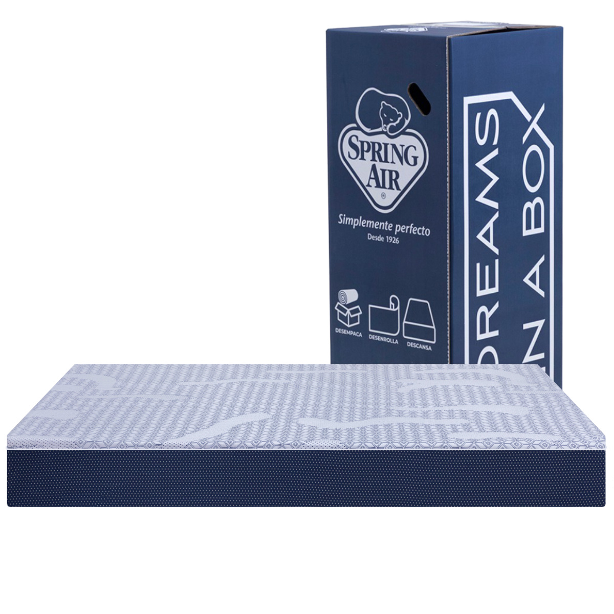 Colchón de Caja Queen Size Therapy Dreams Spring Air