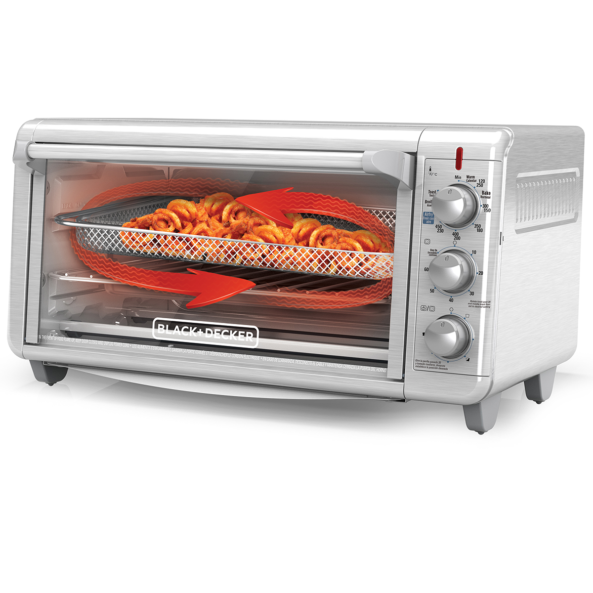 Horno Tostador con Freidora Black + Decker