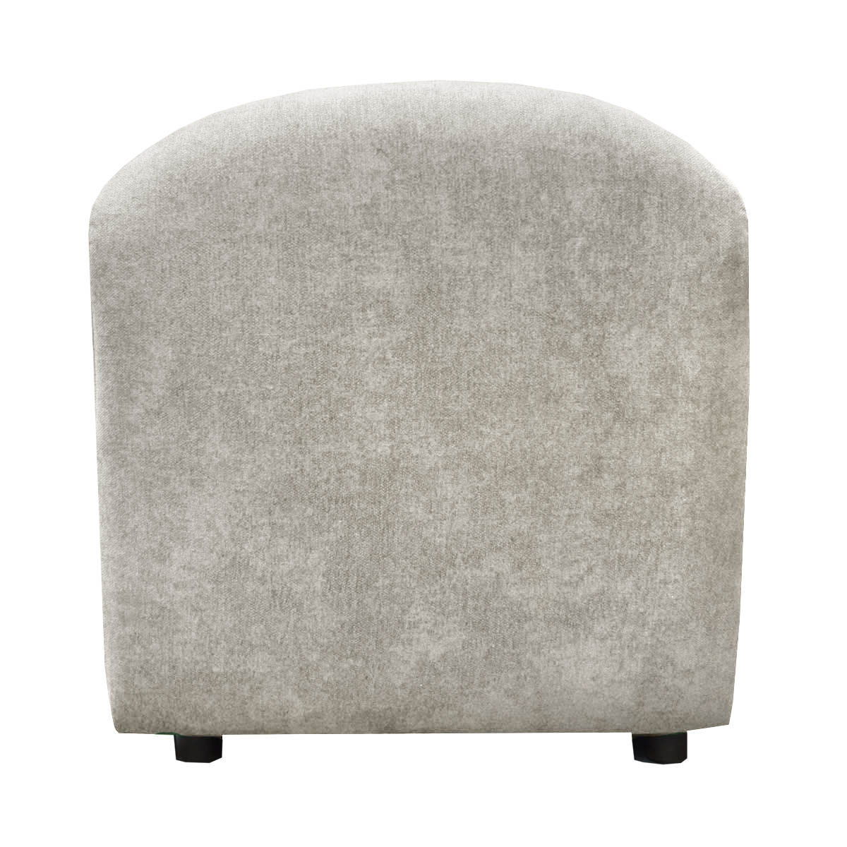 Sillón Individual Gris Sin Brazos Verri Tela Gris Liz