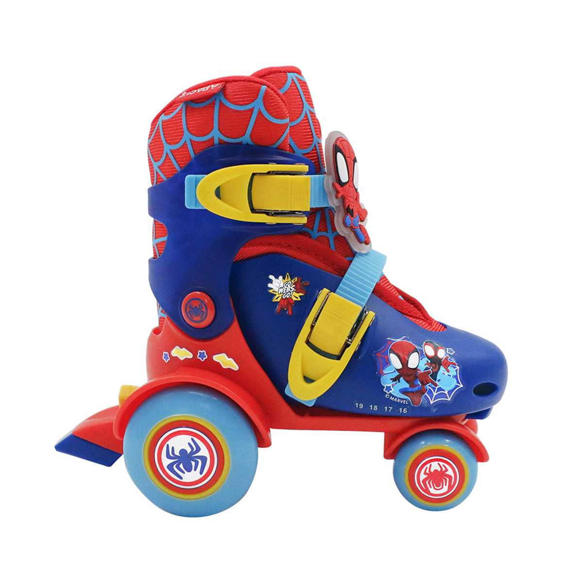 Patines Entrenadores Quad Spiderman Flying Wheel