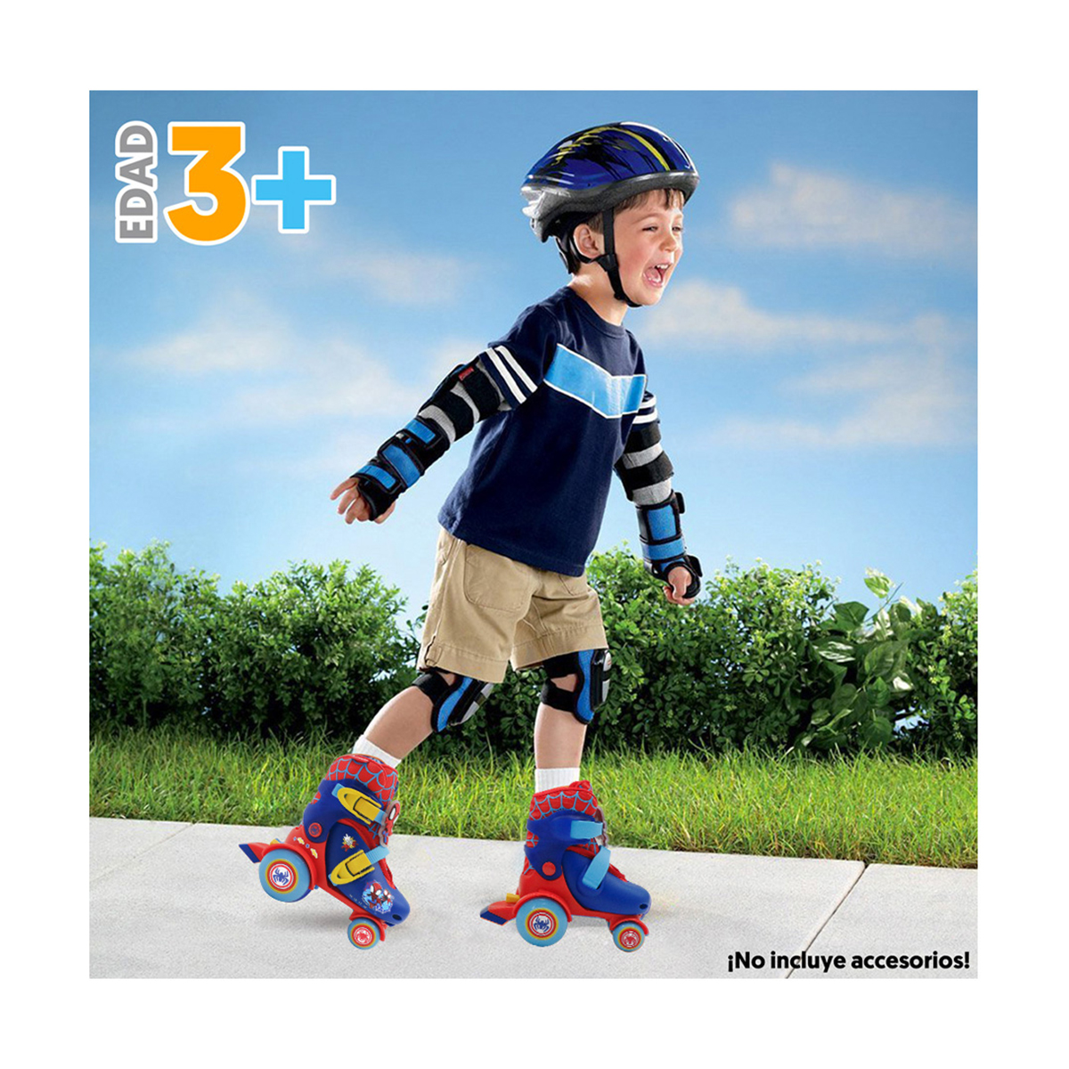 Patines Entrenadores Quad Spiderman Flying Wheel
