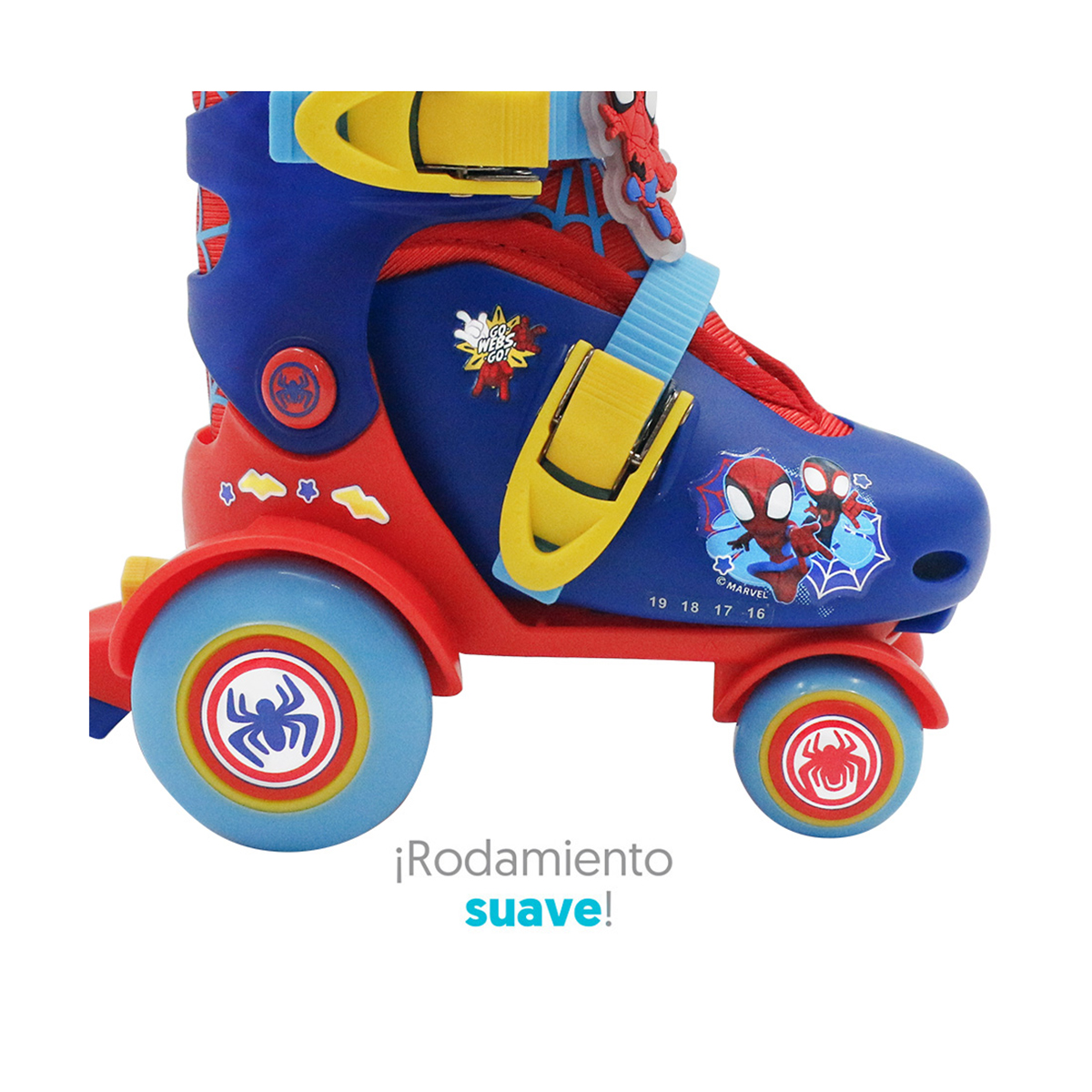 Patines Entrenadores Quad Spiderman Flying Wheel