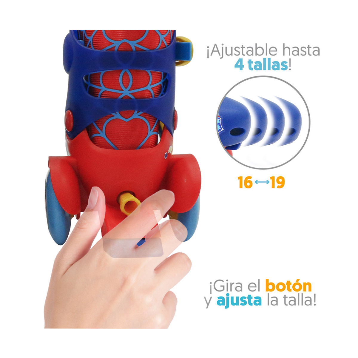 Patines Entrenadores Quad Spiderman Flying Wheel