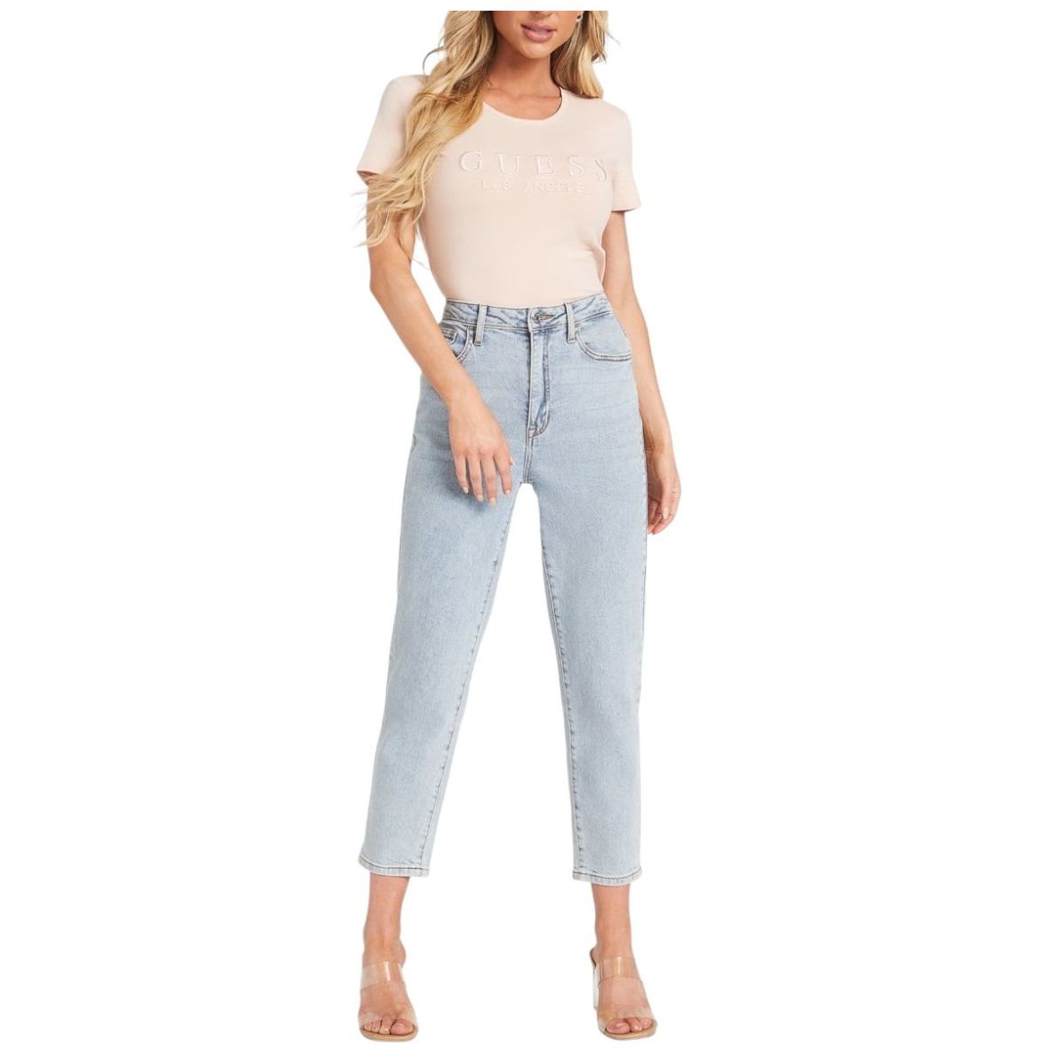 Playera Ajustada Lisa Guess Factory para Mujer