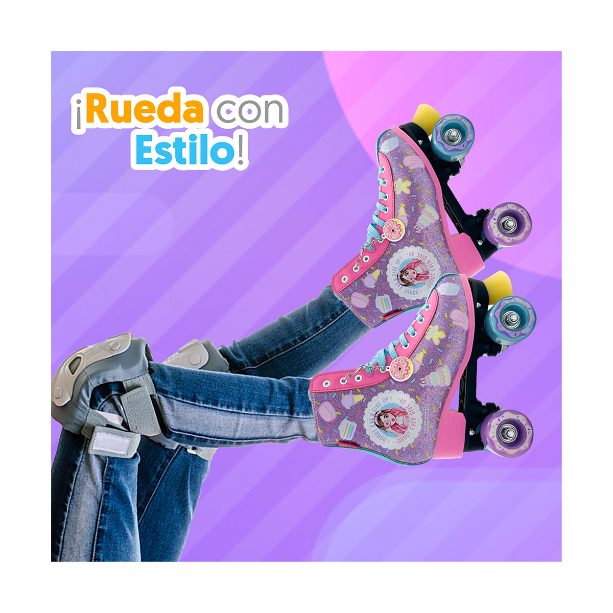 Patines de Bota Talla 25 Mis Pastelitos Flying Wheel