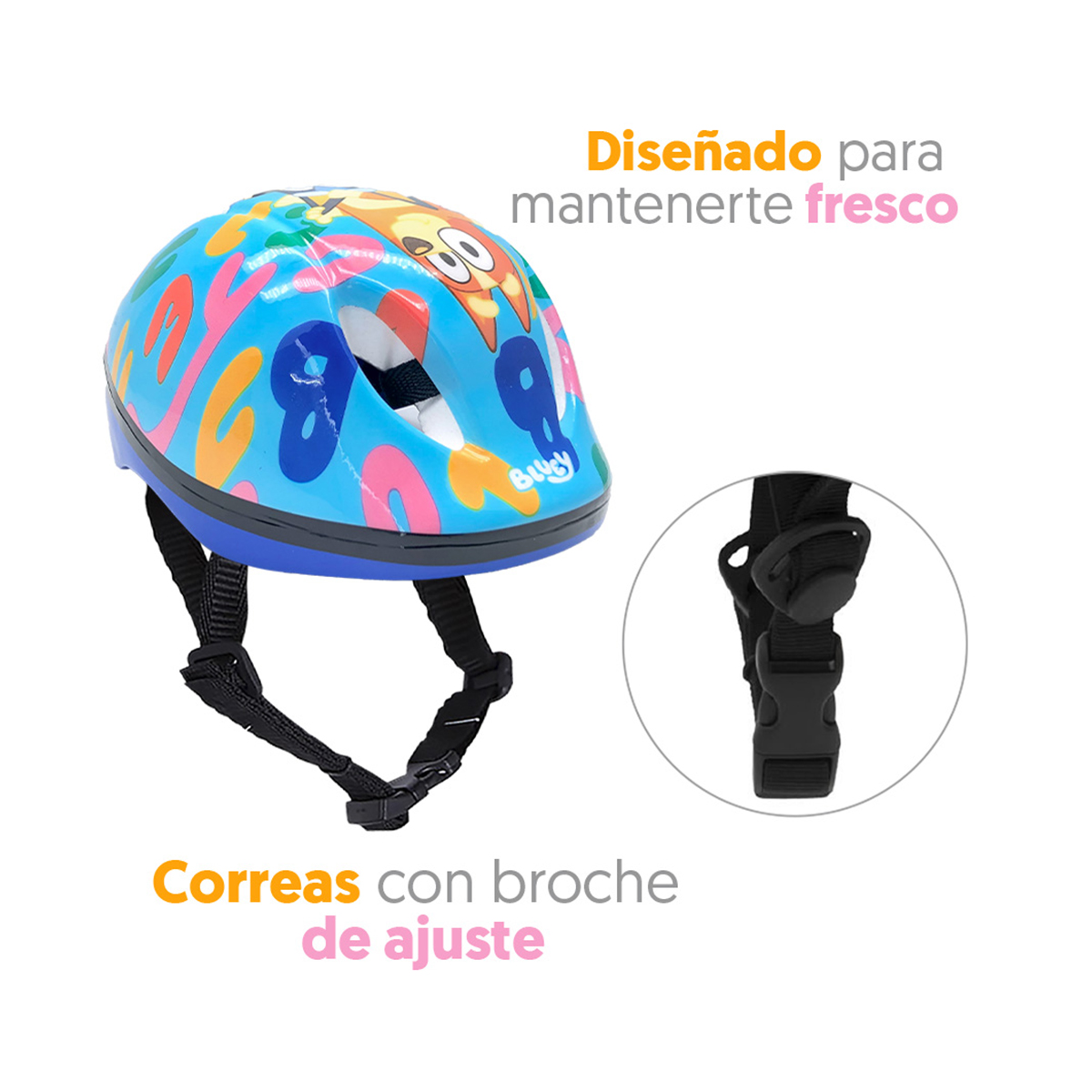 Casco Infantil con Accesorios Bluey Apache