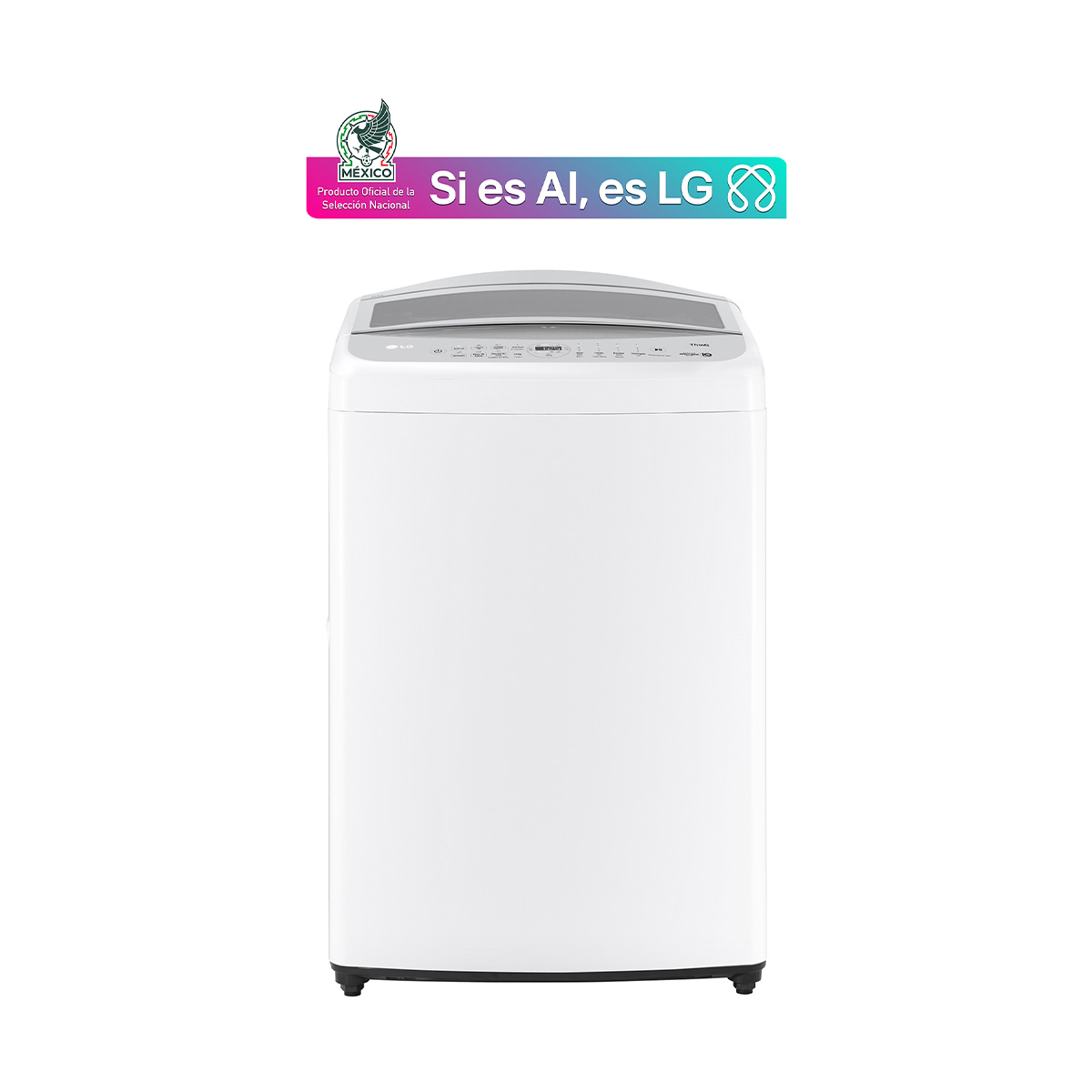 Lavadora Lg Carga Superior Inteligente con Motor Inverter Ai Dd con Turbo Wash 21 Kg - Blanco Wt21Wv6