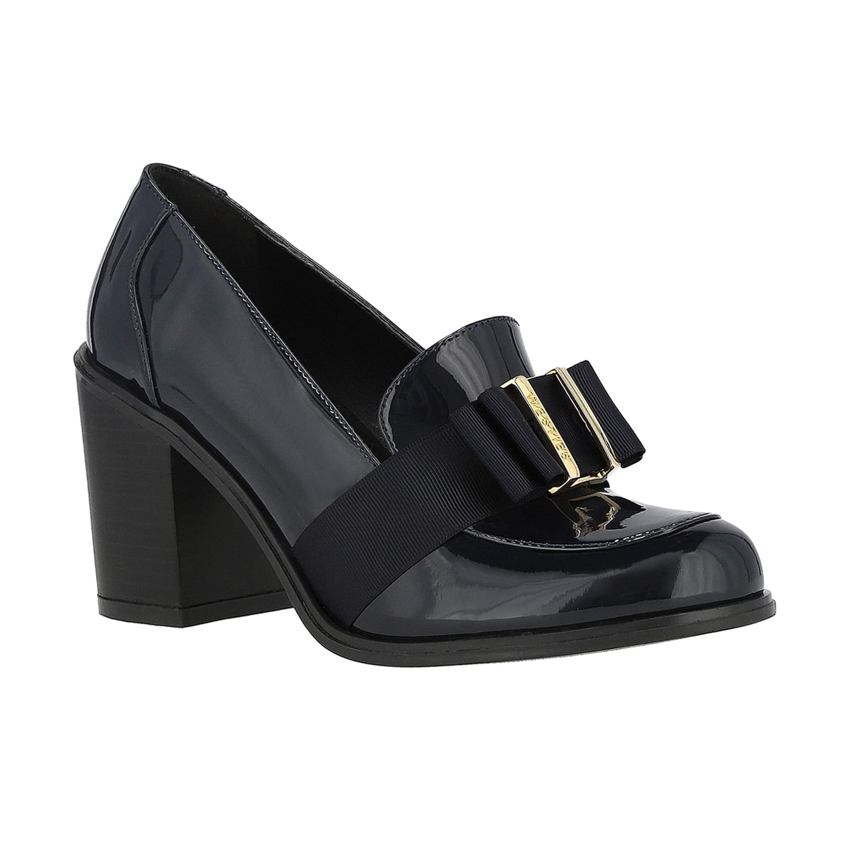 Botín Westies Acabado Charol con Aplicación Moño, y Textura Lisa.