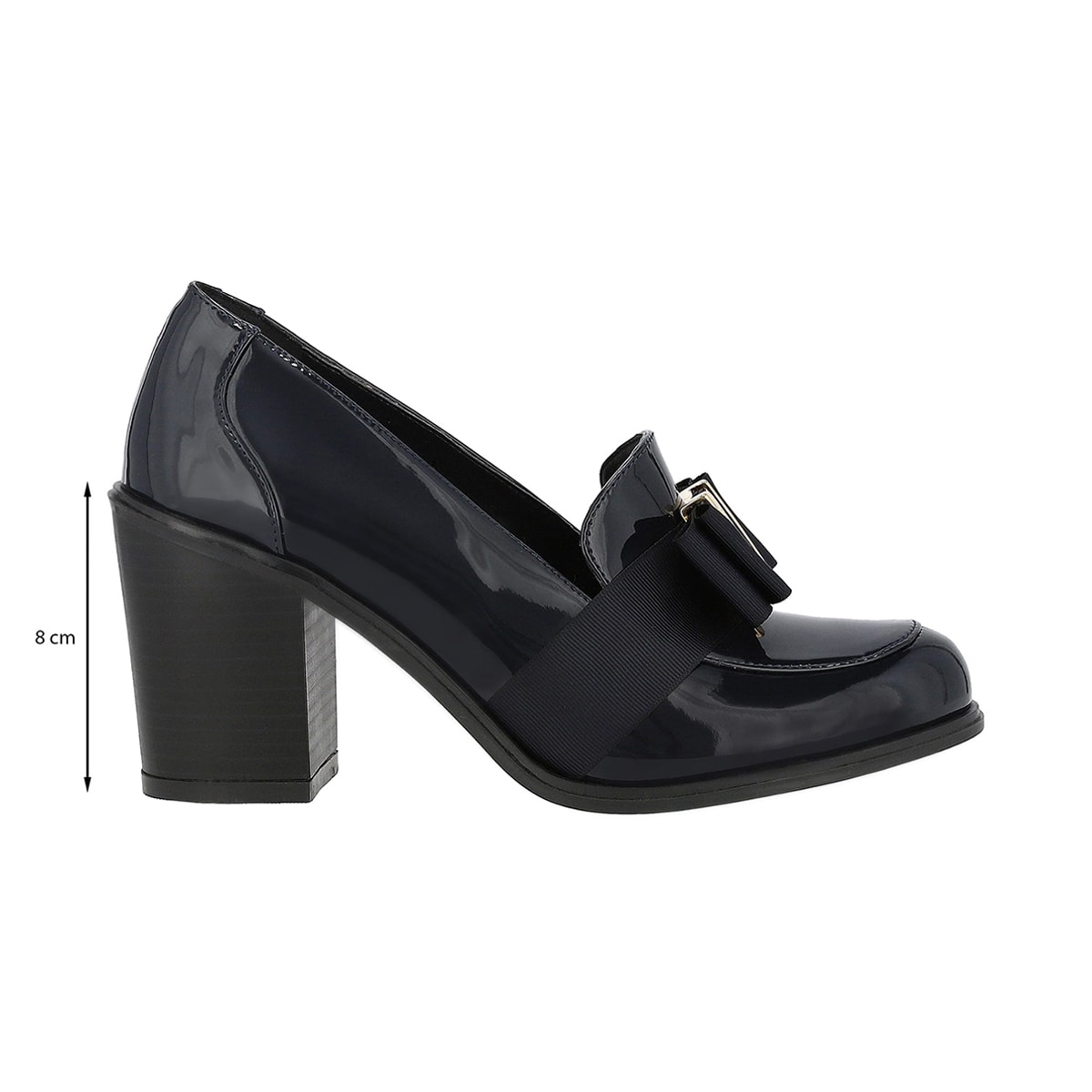 Botín Westies Acabado Charol con Aplicación Moño, y Textura Lisa.