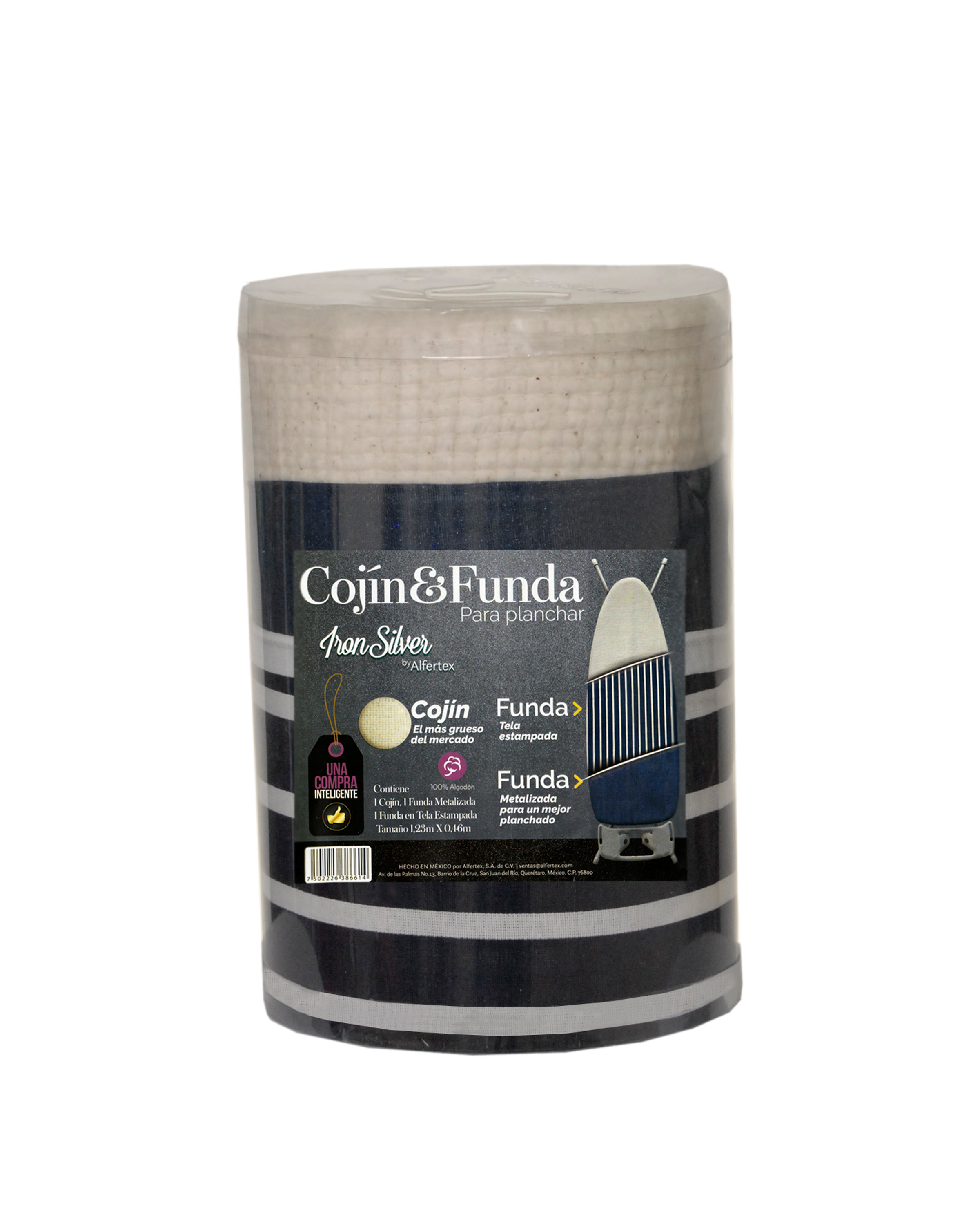 Funda Metalizada Y Cojín para Burro de Planchar Alfertex