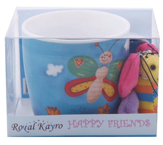 Taza Ceramica con Figura de Peluche Incluida 1311 Royal Kayro