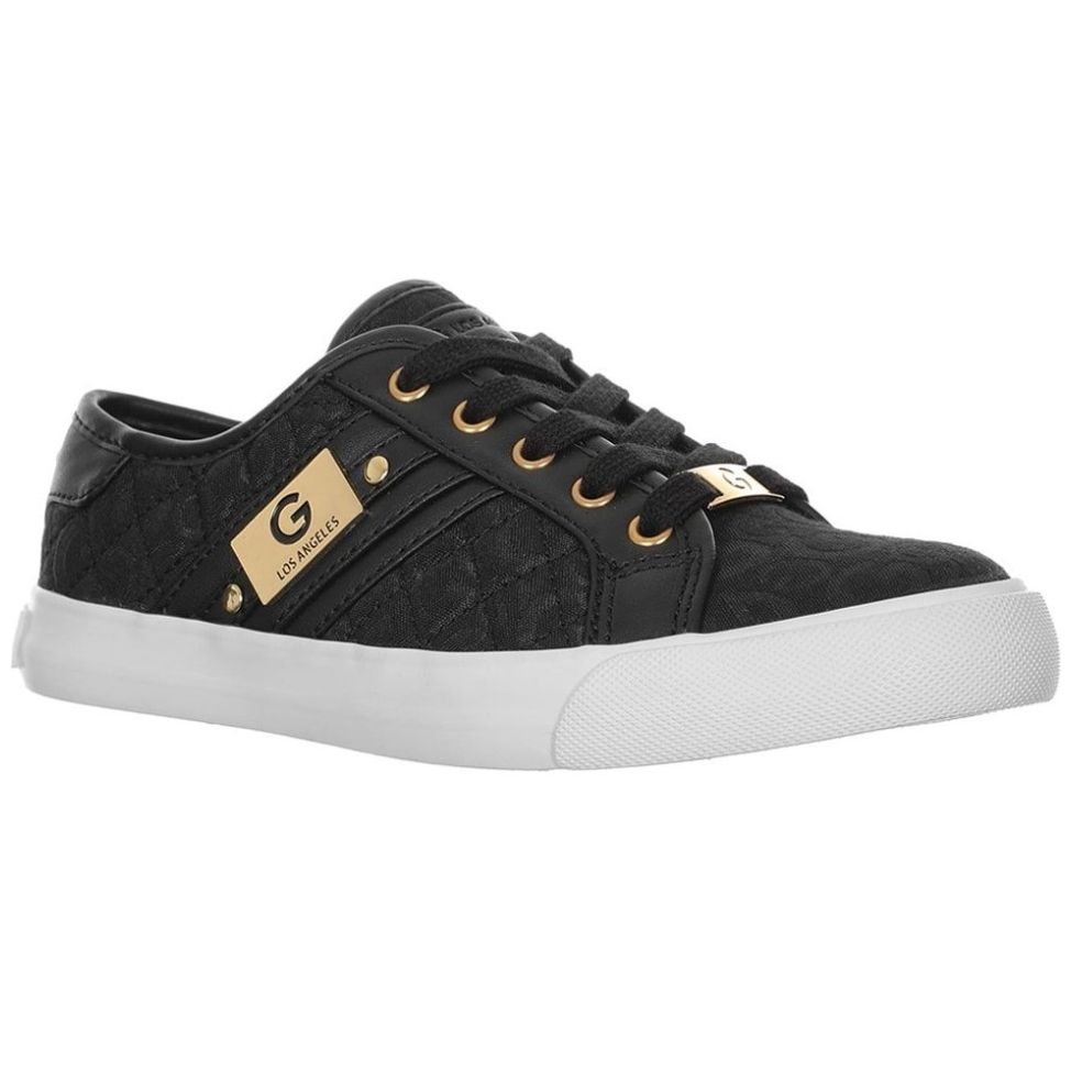 Tenis Negro con Detalle de Marca G By Guess