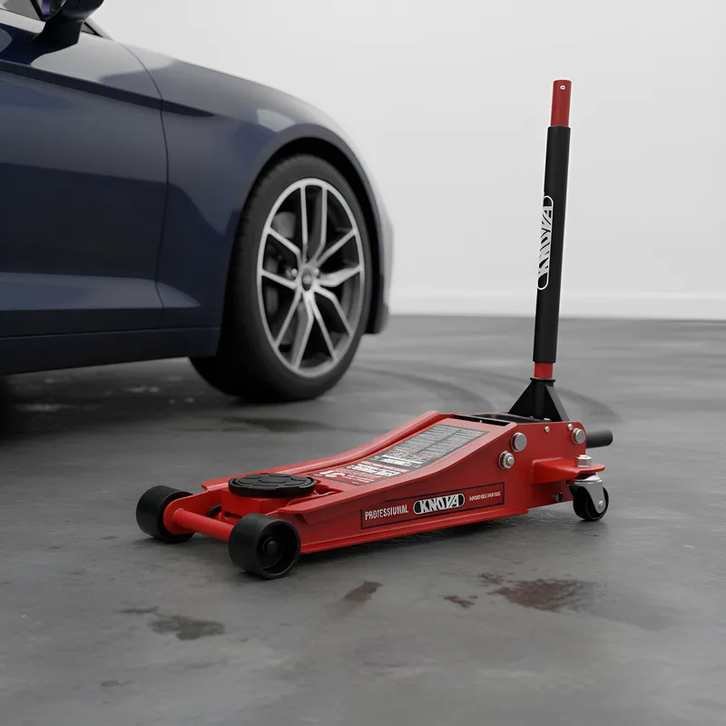 Gato Hidráulico Tipo Patín con Capacidad de 3Ton para Trabajo Pesado Kn 7400-03Tp  Knova