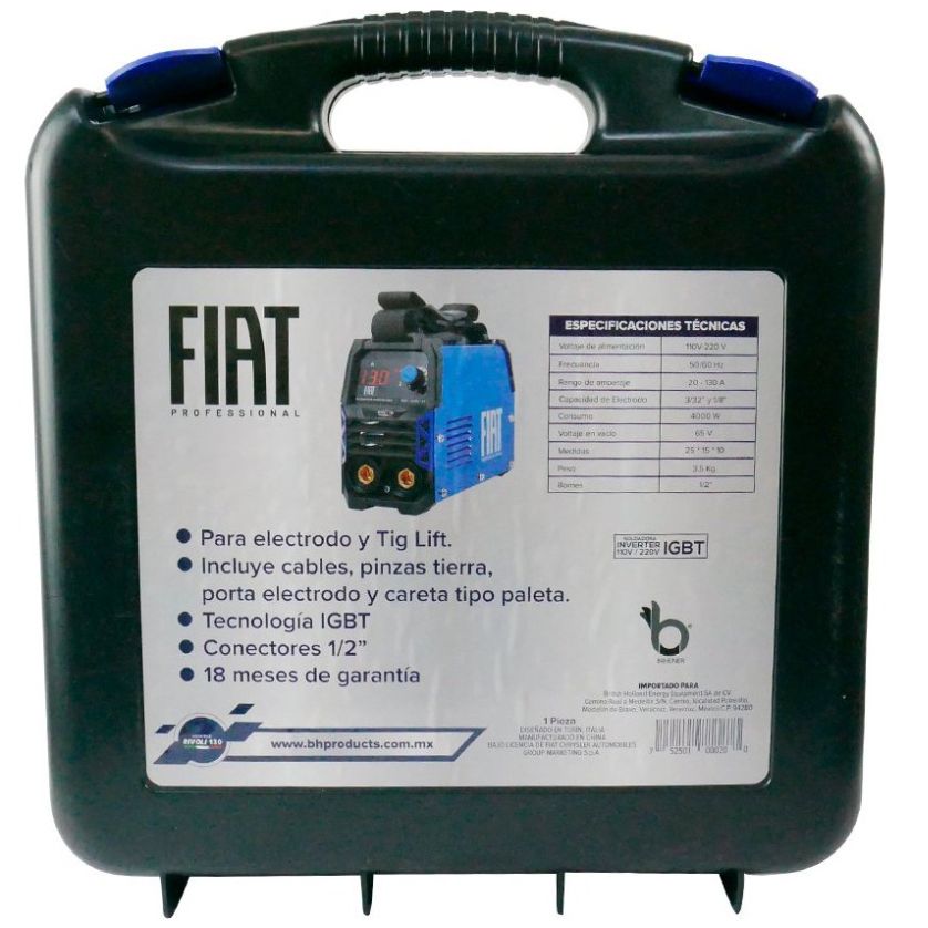 Soldadora Inversora 110V 130 Amps Mma Fiat Professional