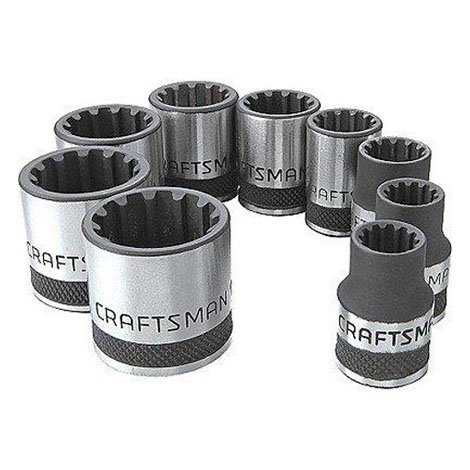 Juego 9 Dados Universales Est&aacute;ndar Craftsman 24959