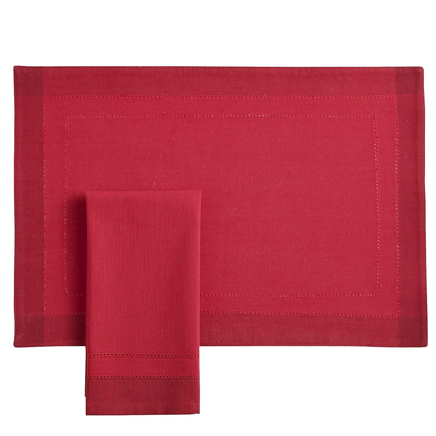 Mantel Individual Hemstitch Apple Red Pier 1 Imports