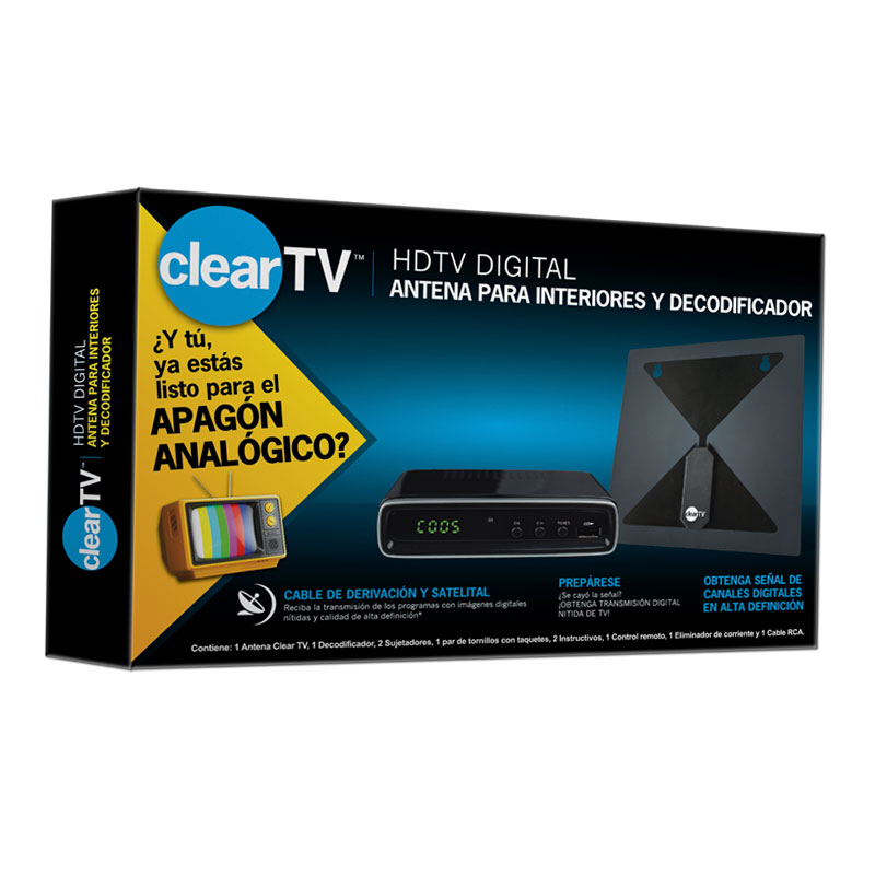 Antena Digital Clear TV + DECO
