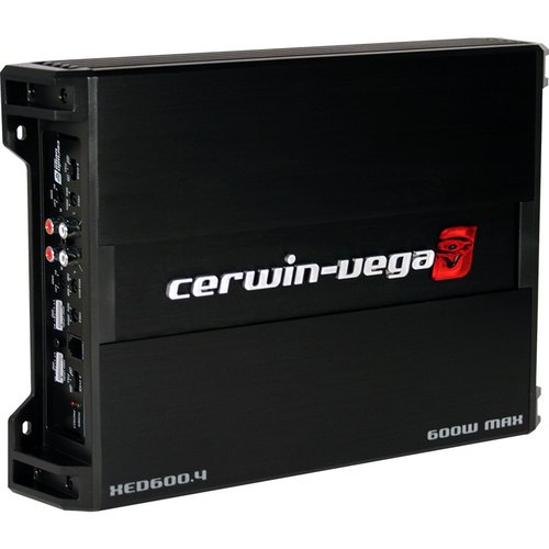 Amplificador de Sonido para Auto Cerwin Vega XED600.4 - 600 watts, 4 Canales, Clase AB
