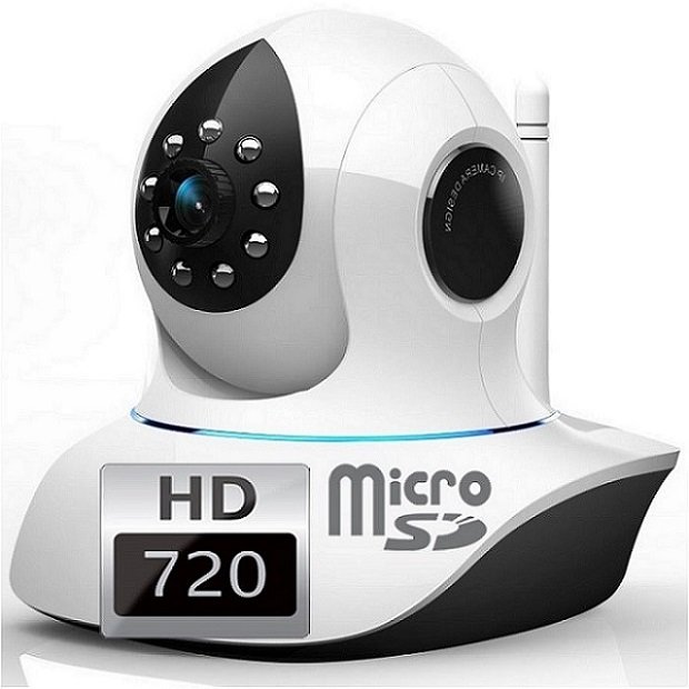 Camara de seguridad IP WiFi Nightvision HD 720p