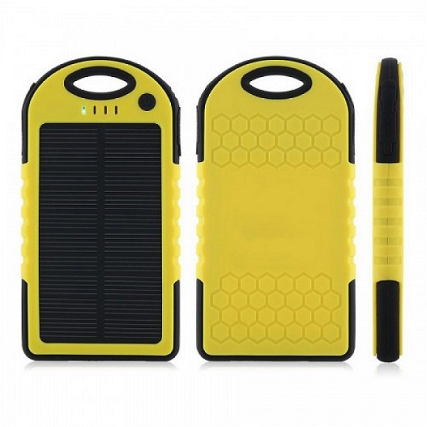 Bateria Solar externa resistente al agua con 2 puertos USB