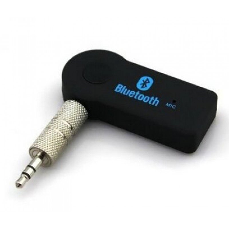 Adaptador Receptor Bluetooth de Audio Plug 3.5mm (Audífono, Auxiliar) para Modular, Autoestéreo, Estéreo y Bocinas. Convierte cualquier dispositivo en un receptor Bluetooth