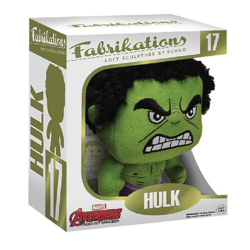 Muñeco Funko Fabrikations Personaje  Hulk en Material de Peluche