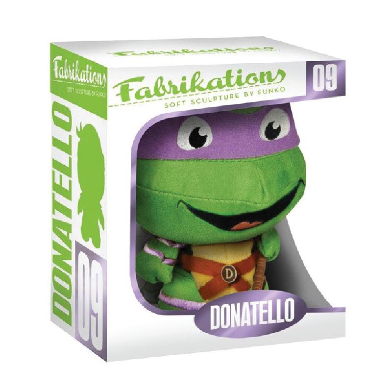 Muñeco Funko Fabrikations de Peluche del Personaje Donatello de las Tortugas Ninja.