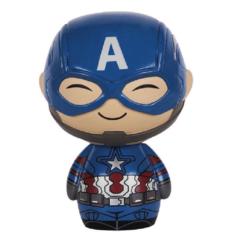 Muñeco Funko Dorbz de Marvel Personaje de Captain America Material Vinil