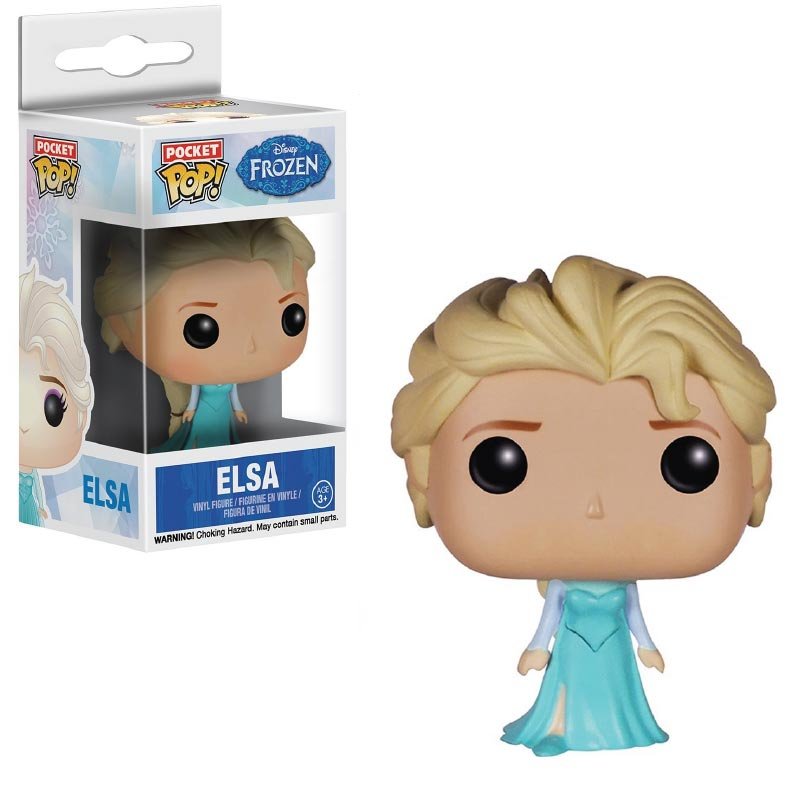 Muñeco Funko Pop del Personaje Elsa Frozen en Material de Vinil