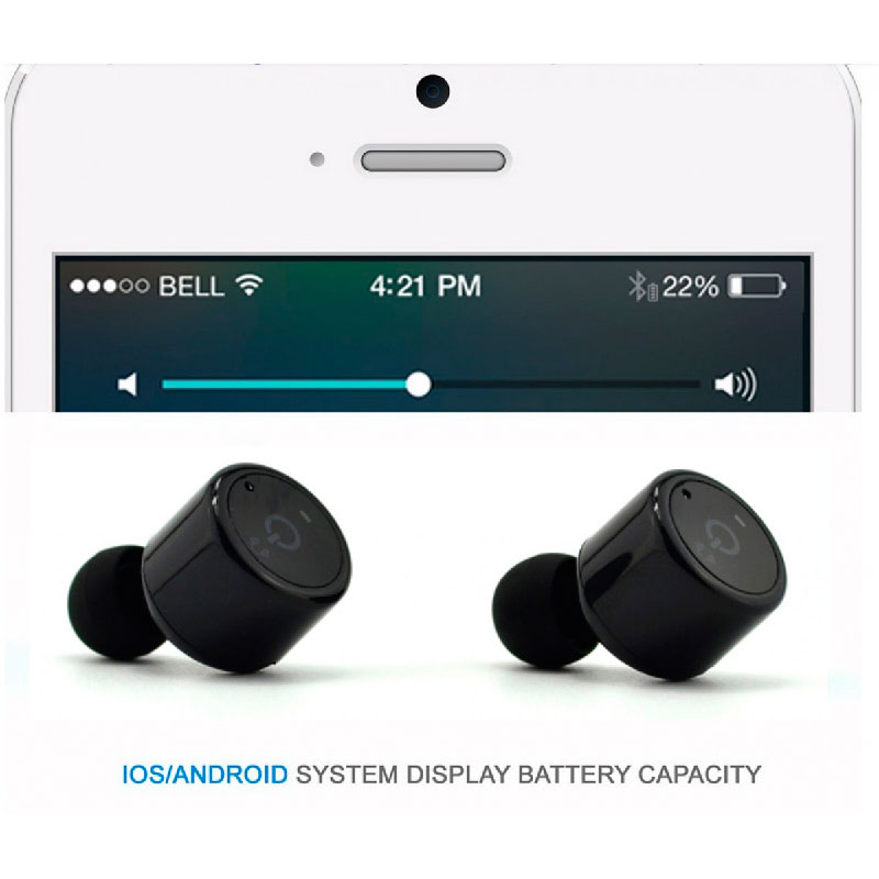 Mini Manos Libres Bluetooth Dual Stereo Audifonos Musica X1t