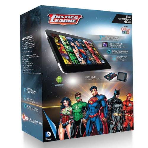 Tableta Electrónica DC Comics Pantalla LCD 7"
