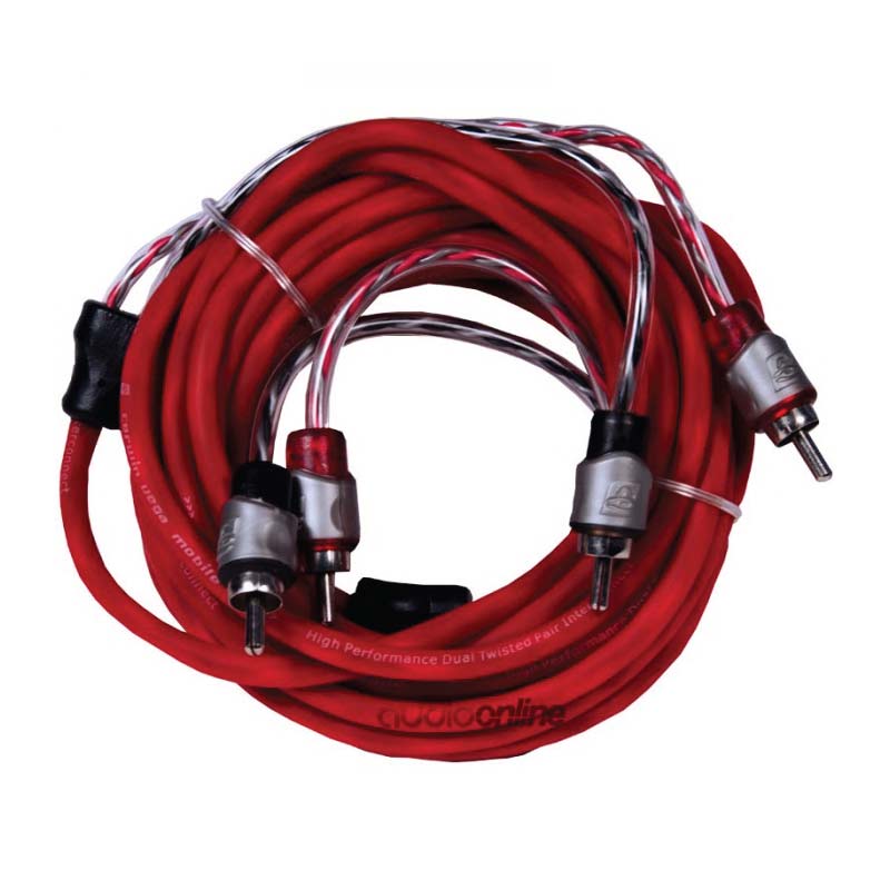 Cables RCA Cerwin Vega Modelo CRV12 conexión macho/hembra Rojo