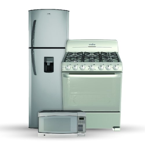 COMBO TU COCINA: Refrigerador 10 pies + Estufa 76 cm + Horno de Microondas 1.6 cuft