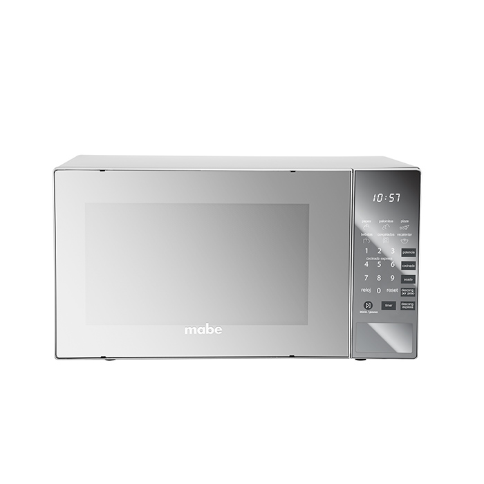 Horno de microondas 1.4 cuft Mabe Gabinete silver con frente espejo