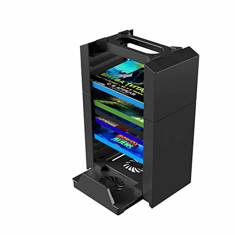 PS4 Base Enfriadora Organizador De Discos Para PlayStation 4 / Slim / Pro (Organiza Discos)