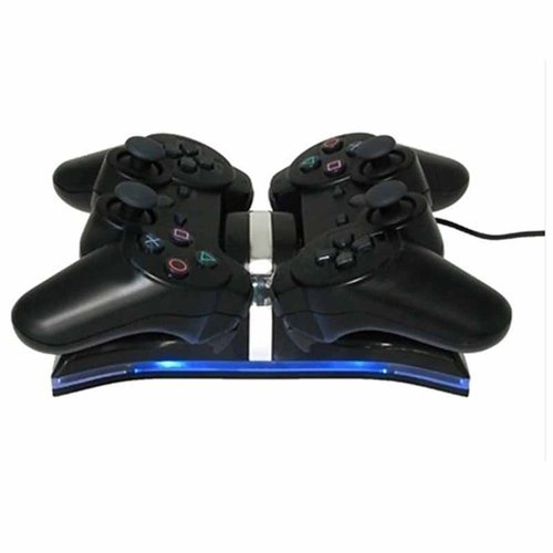 PS3 Base Cargadora Dual Compatible Con PlayStation 3 Con Luces