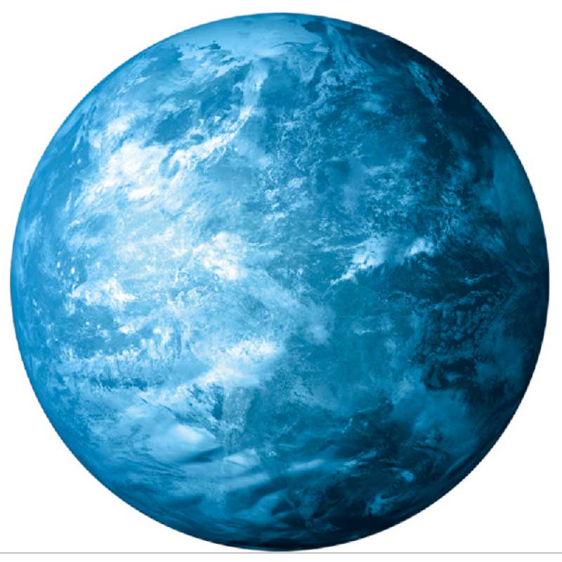 Vinilo Sticker Decorativo En Forma De luna Estampa fluorescente de 50x50cm