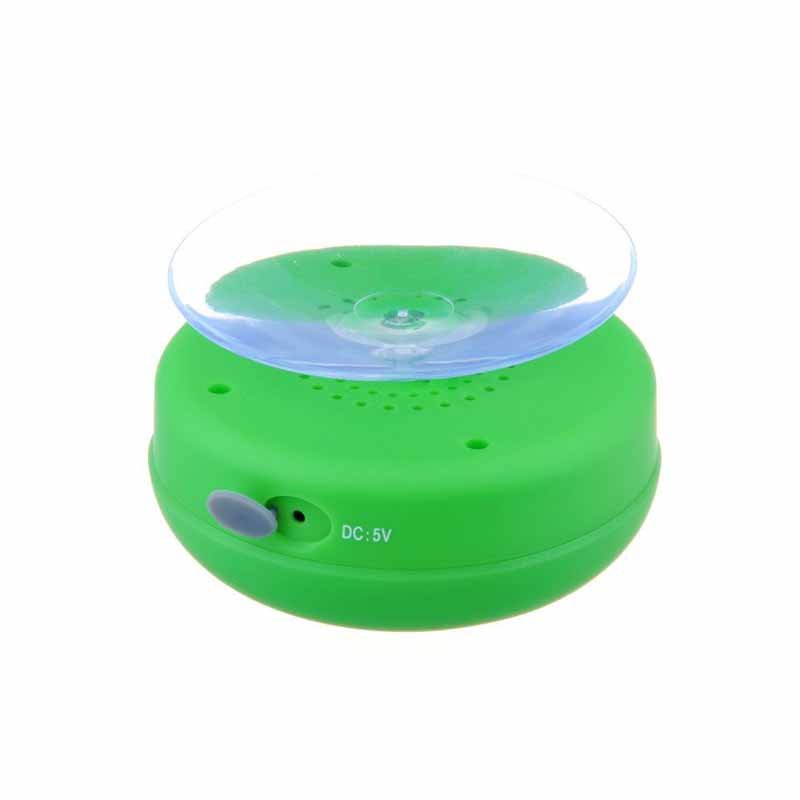 Bocinas Mini Resistentes Agua / Bluetooth + Microfono Incorporado y Succionador