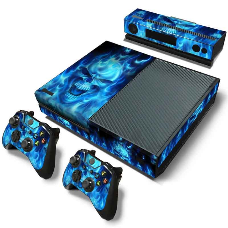 Xbox One Skin Estampas (Calavera Azul)