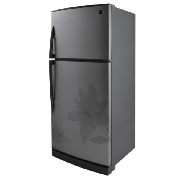 Refrigerador 13p3 Daewoo DFR-1420DIT Diseño Floal Silver