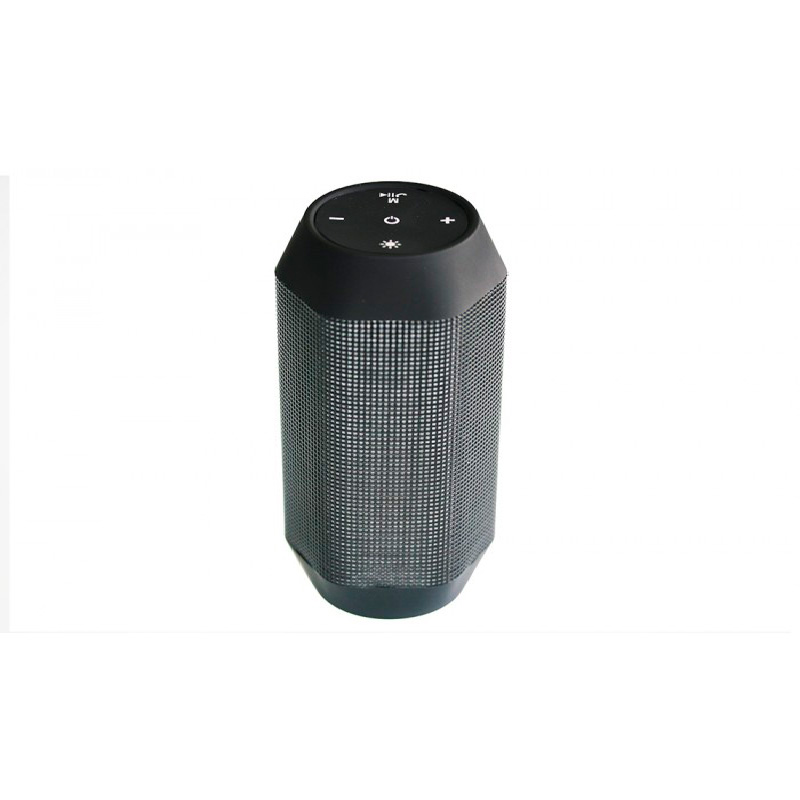 Bocina bluetooth con bateria recargable en forma de tubo multicolor, soporte micro SD y plug 3.5
