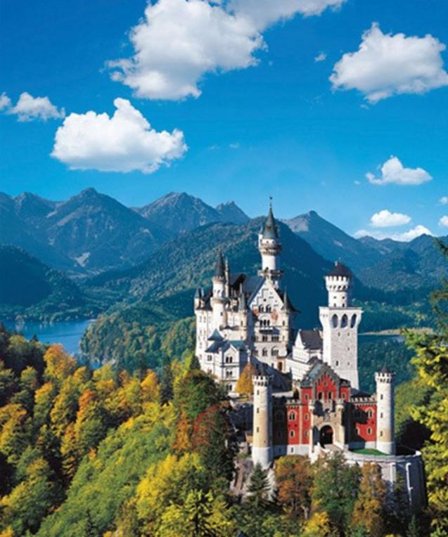 Castillo Neuschwanstein Otoño Rompecabezas 1000 Piezas Ravensburger