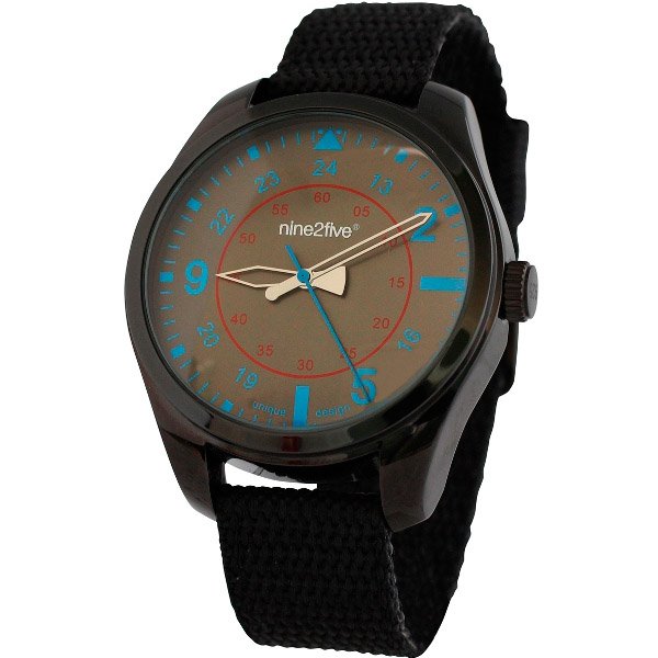 Reloj NINE2FIVE para Caballero modelo ARDE07NGAZ en color  Negro